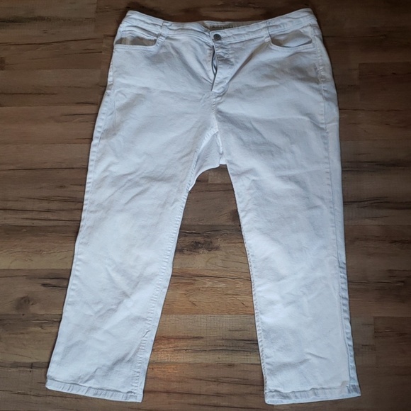 jones new york white jeans